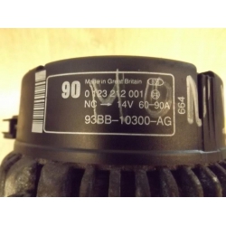 FORD MONDEO 1.8 16V alternator 90 A BOSCH 93BB10300AG 0123212001